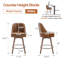 Tabouret de comptoir pivotant 26 po Kishmat-643635081