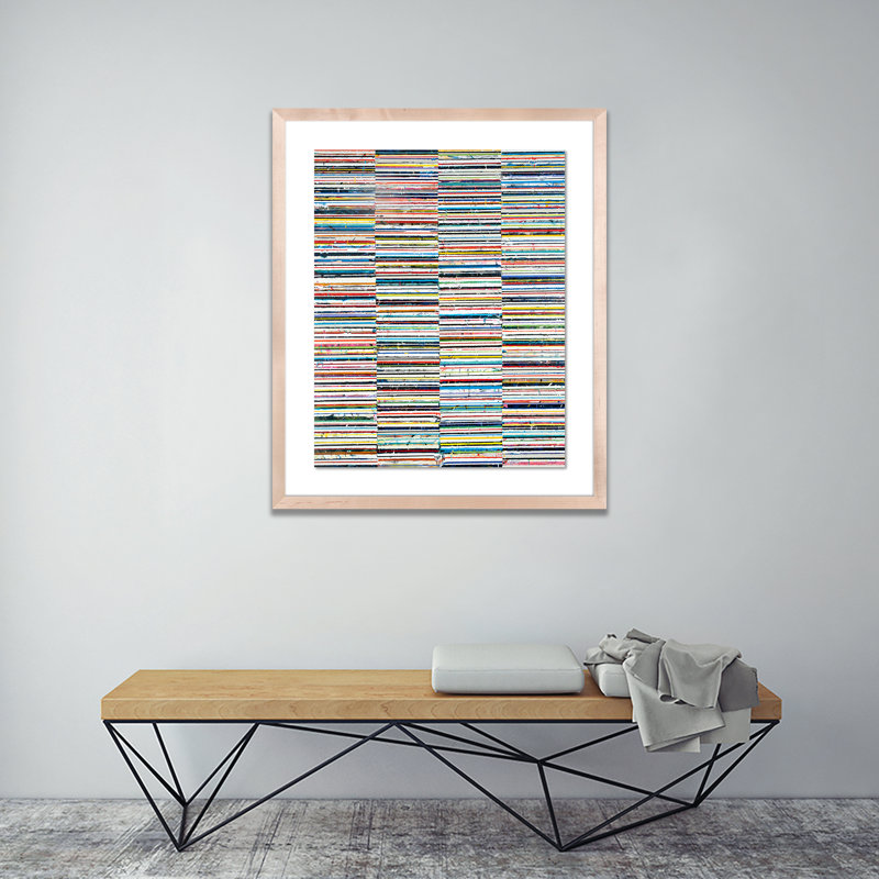 Dash #9 Painting by Brad Ellis, Natural, 24" H x 20" W x 1.5" D