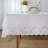 Rectangle Lace Vinyl Tablecloth