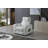 Lumin 8B2B6CD329E045D4A5D97684C46A5D35 Reclining Loveseat , White