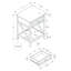 Table de bout Bush West 19,5 po x 15,75 po x 25,00 po