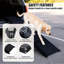 Rampe pour chien de 19,3 po de largeur, rampe en aluminium léger pour petits, moyens et grands chiens, surface antidérapante, pente douce longue longueur, corde incluse, tapis portatif et pliable de 71 po facile à transporter,-1398332127