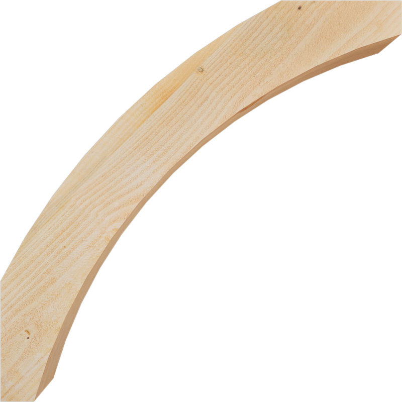 Genouillère Thorton, Sapin Douglas de 4 po (sciage brut), 30 po X P 30 po H