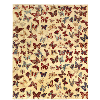 Aryana Hand Woven Wool Animal Print Area Rug