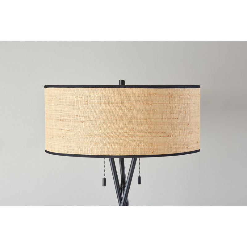 Pinecrest 60'' Black Tripod Floor Lamp