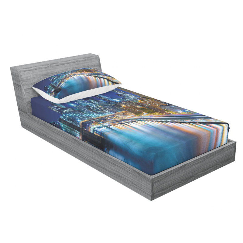 Microfiber Sheet Set, Twin XL Sheet Set with Fitted Sheet