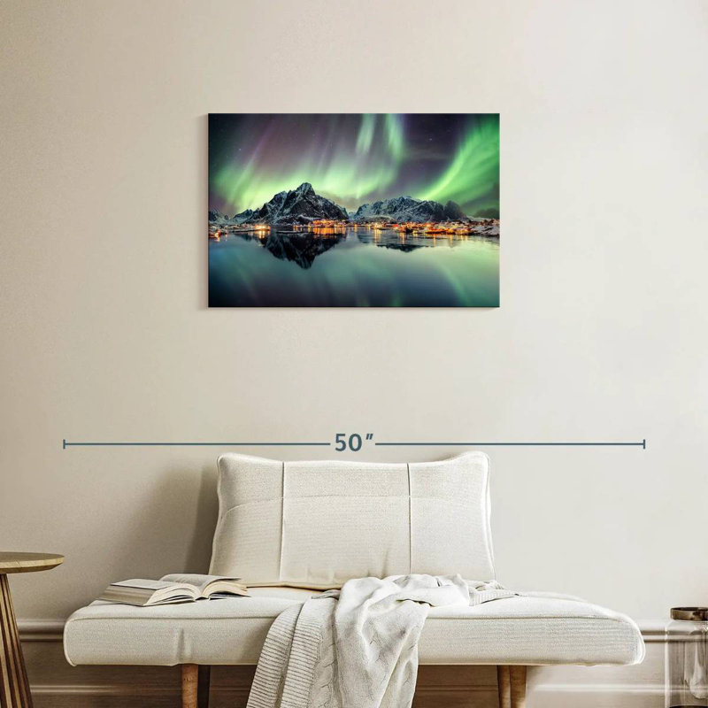 Alvord Wintry Reine Northern Lights, H 20 po x l 30 po