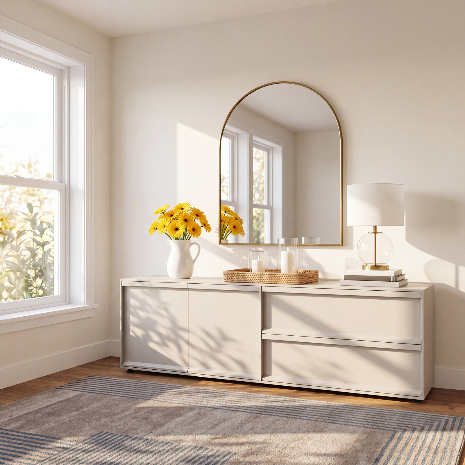 Superchoice 80" Credenza, Gray Green