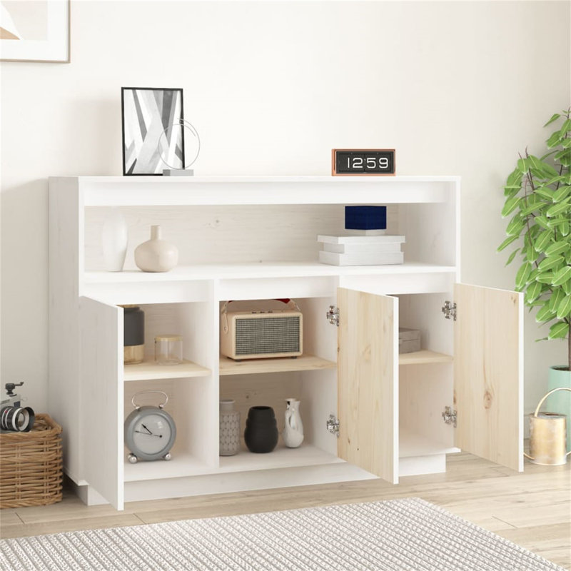 Masciarelli 104.5cm Solid Wood Sideboard, White