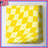 Yellow Wavy Checkerboard Quilted Bedspread All Sizes-128741947