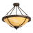 Freya Glass Semi Flush Mount