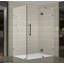 Compartiment de douche sans aucun cadre avec tablettes Avalux GS-674181459-674181460