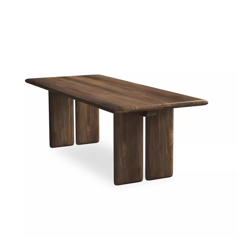 Table de salle à manger 86,61 po, Noyer, H 29,53 po x L 86,61 po x l 35,43 po