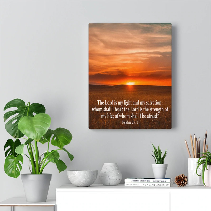 Lord Is My Salvation - Wrapped Canvas Print, 61cm H x 46cm W