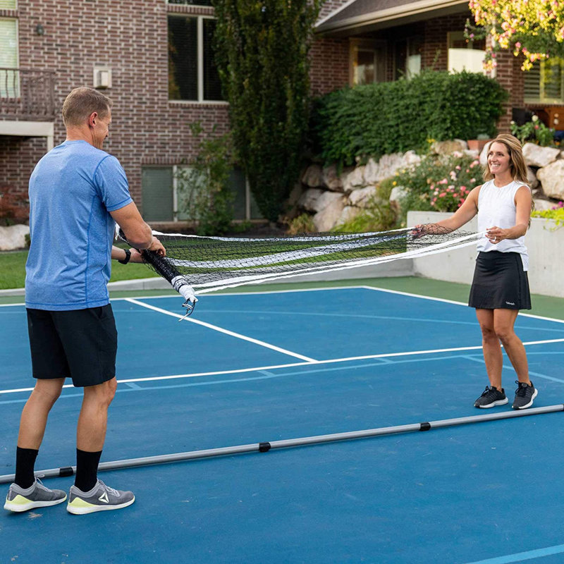 Lifetime Pro Portable Pickleball Set with Net, Paddles and Balls