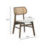 Chaise rembourrée en bois massif-772355190