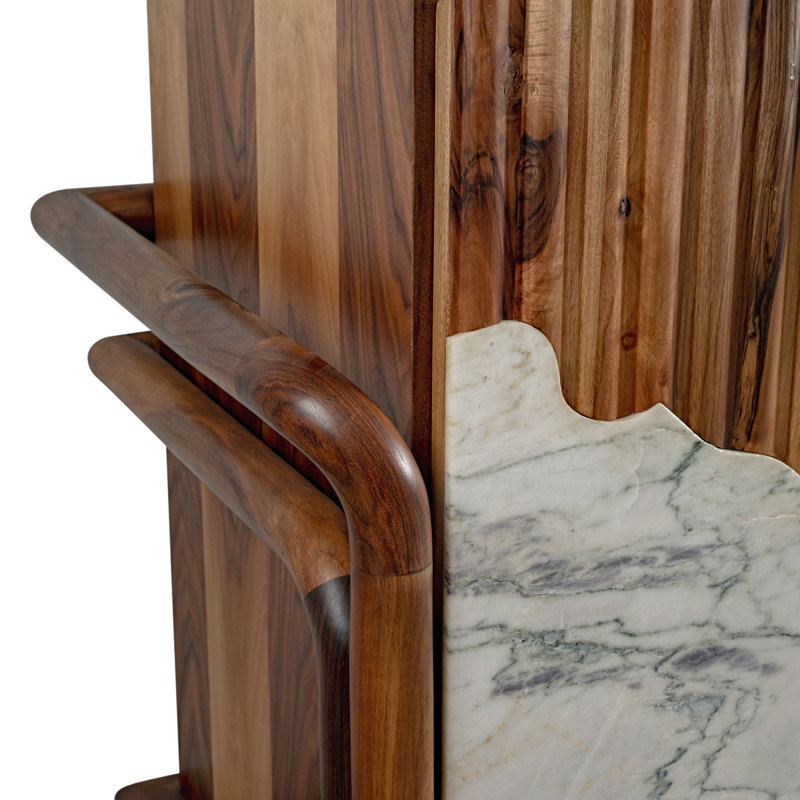 25.62'' Solid Wood Console Table