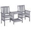 Ensemble bistro long avec coussins 62,6 po pour 2 personnes Luler Square-1413287468