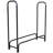Acadia Outdoor 49" Steel Log Rack with Cover