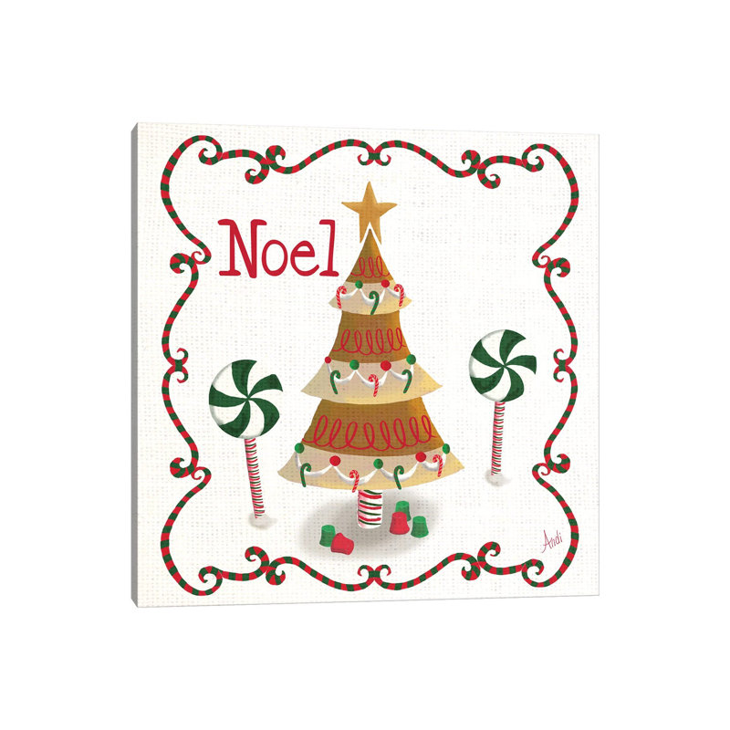 Gingerbread Forest IV by Andi Metz - Wrapped Canvas Print, 66.04 cm H x 66.04 cm W x 1.91 cm D