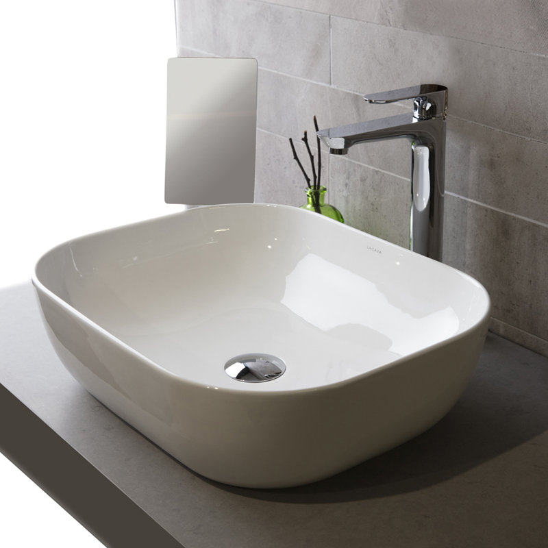 Flou Single-Hole Single-Handle Bathroom Faucet with Drain Assembly, Matte Black
