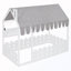 Lit simple sur pied avec 3 tablettes de rangement et garde-corps-904033004-904033007