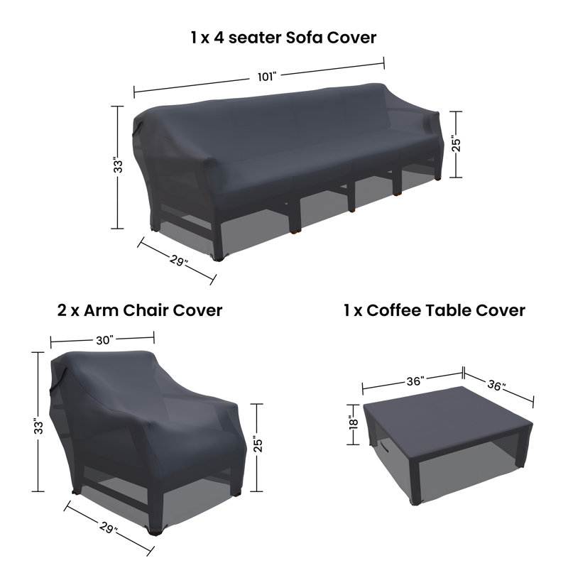 Couvertures de mobilier d'extérieur Hulda