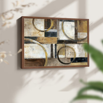 Interplay -Framed Print - Restickable