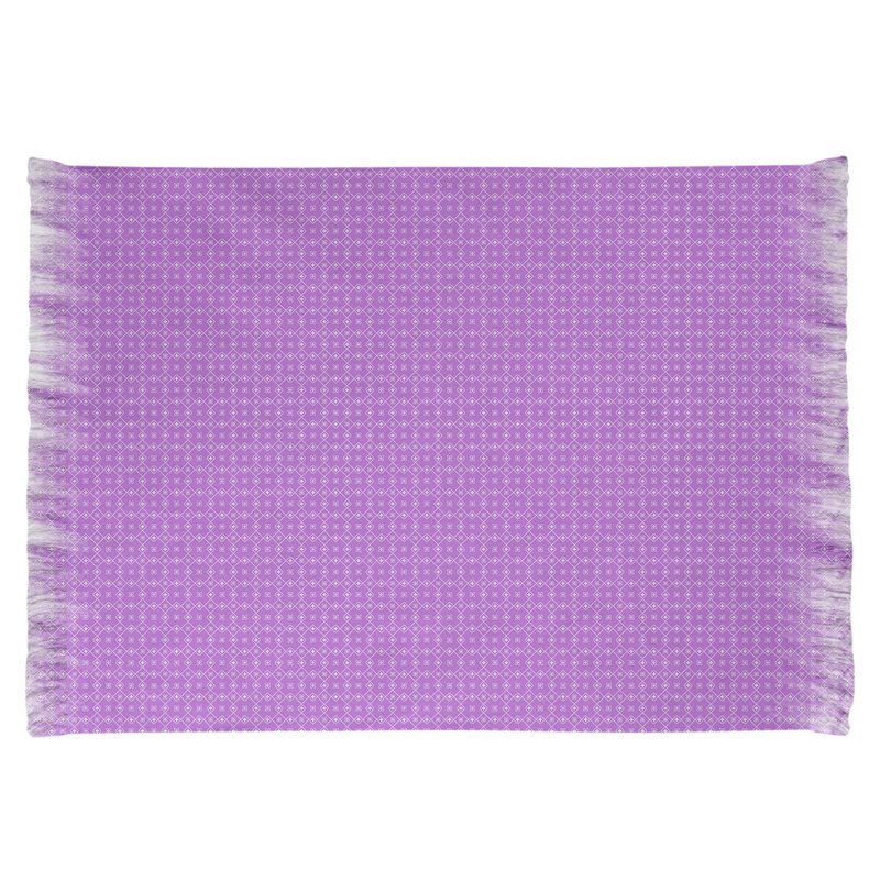 Tapis violet à chevrons Mcguinness, Oui