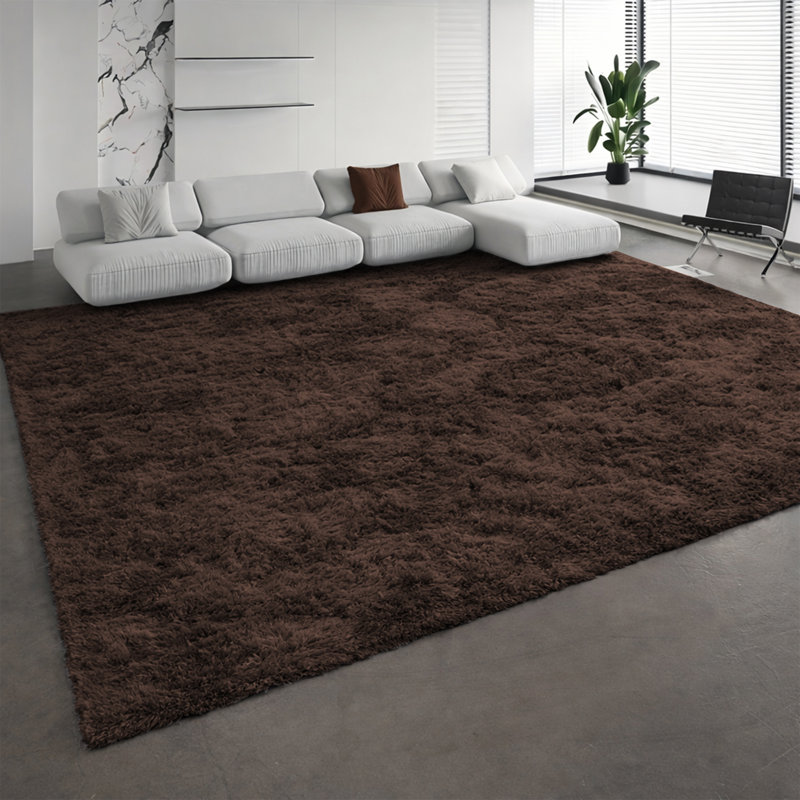 Soft Fluffy Indoor / Outdoor Living Room Large Area Rug, Rectangle 60 x 110 cm