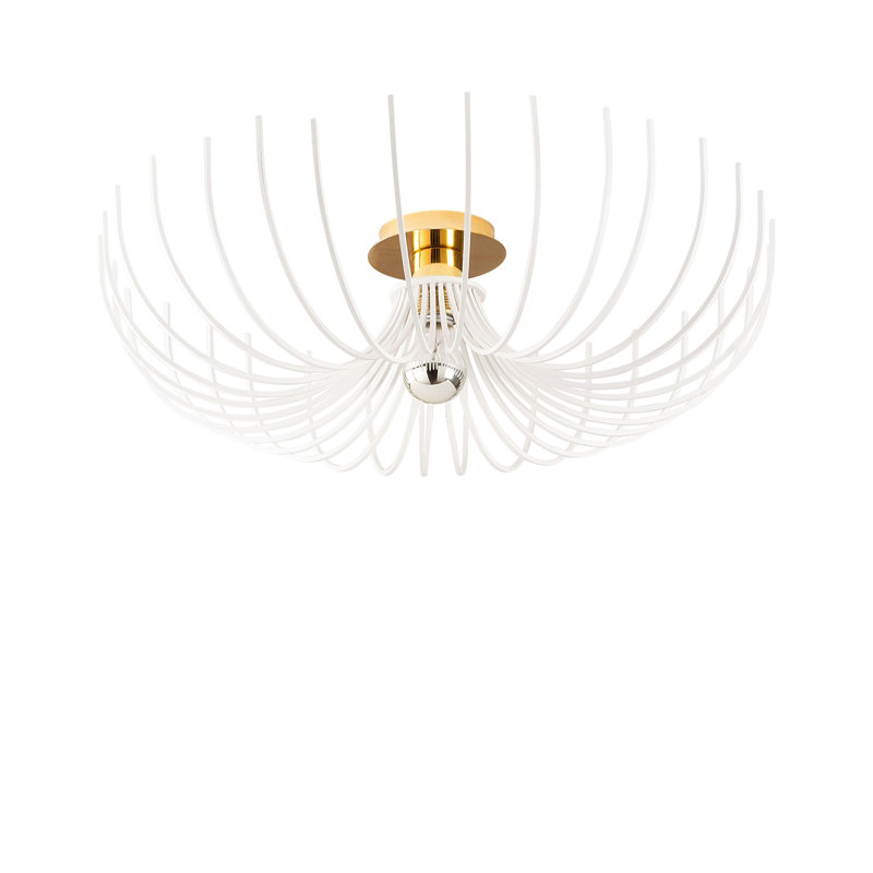 Lustre géométrique Rosilynn, Argenté