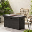 Rectangular Fire Pit With 50,000 , Magnesium Oxide, Brown, Outdoor Captivating Aspect Heat Companion