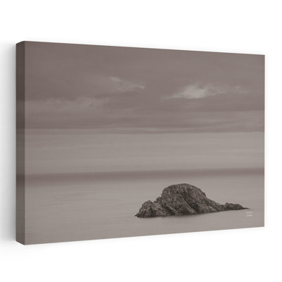 Art contemporain, paysage côtier abstrait