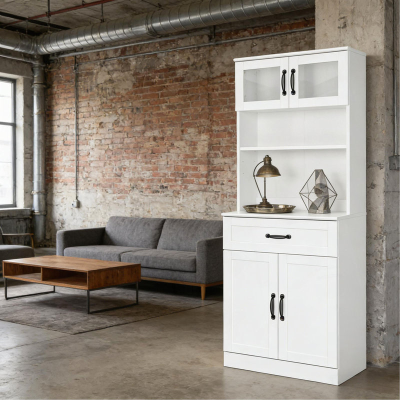 Armoire à café, garde-manger haut, armoire à buffet
