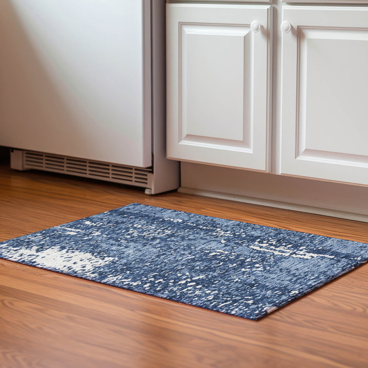 Premium Machine Washable Prisco Denim Rug