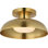 Cyrus 8" Flush Mount with White Glass