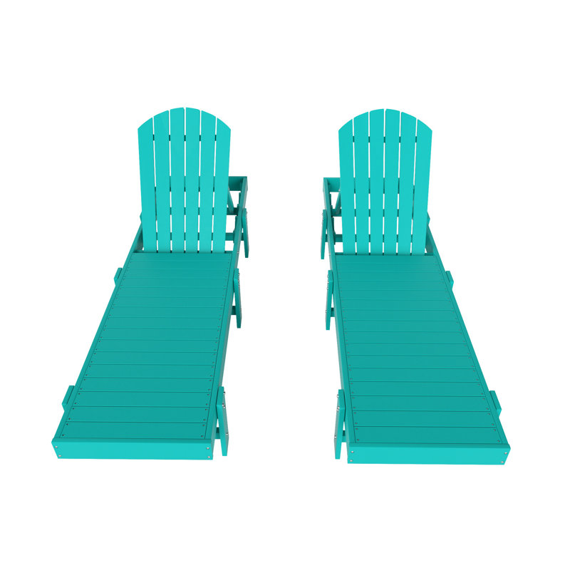 Altura Outdoor Chaise Lounge Set, Turquoise