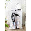 Édredon bleu très grand - floral, 1 drap plat, ensemble d'édredon à motif floral, draps, bourre