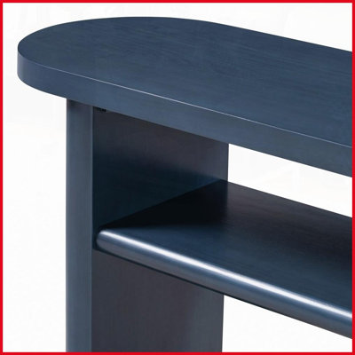 Table basse en placage de caoutchouc MDF moderne minimaliste Stabilité réglable pour le salon Hall d'entrée