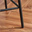 Tabourets de bar modernes pivotants à 360 °, chaises de bar rembourrées à hauteur de comptoir avec pieds et repose-pieds en métal (blanc, ensemble de 2)-1737058462