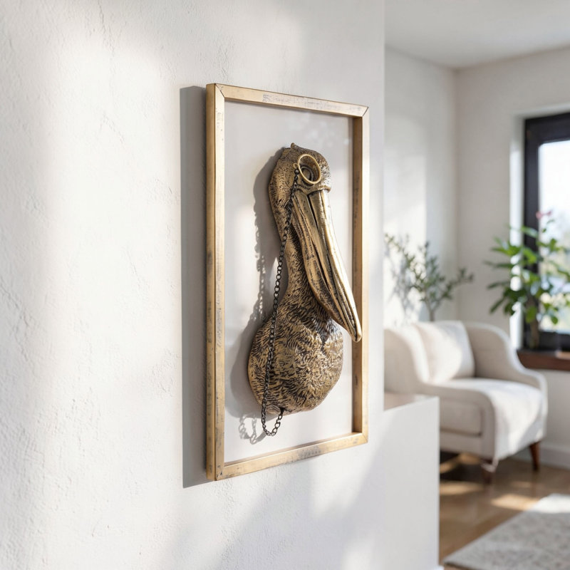 Sculpture murale Pelican