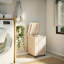 Solid Wood Laundry Cart-114308512