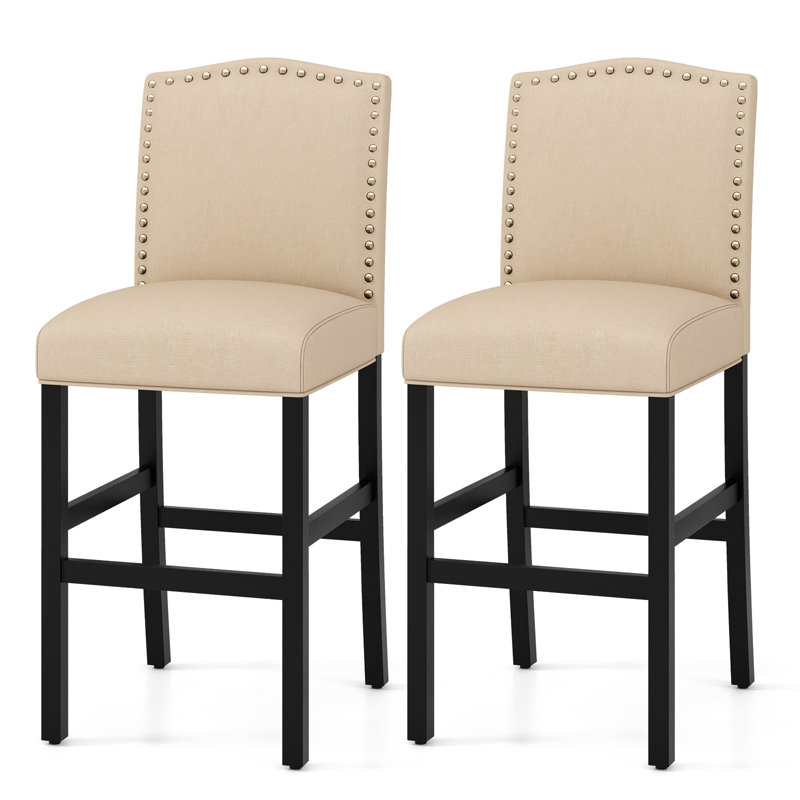Aldossari Upholstered Counter Stool