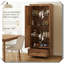 Armoire de cuisine avec tablettes réglables et conception robuste anti-basculement