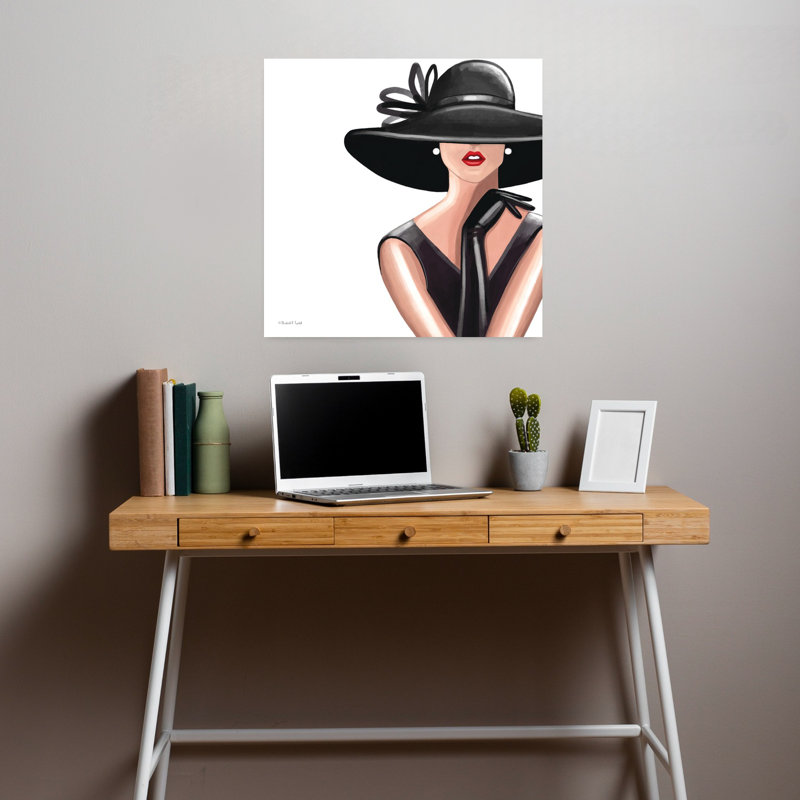Fashion Lady III, art contemporain, H 18 po x l 18 po