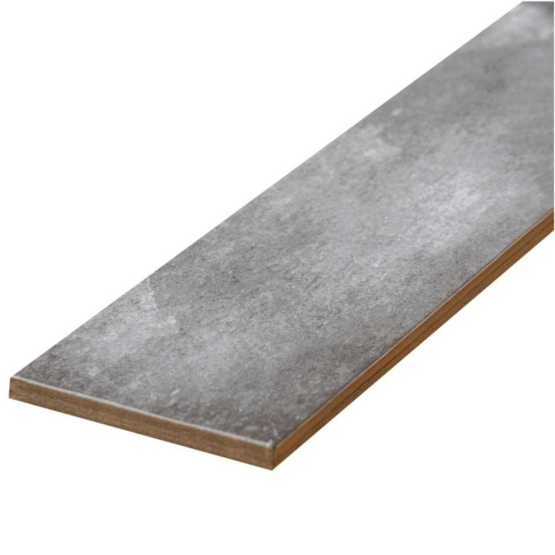 Avila 2.75" x 11.75" Ceramic Brick Look Subway Wall Tile, Gray