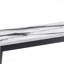 Table basse noire et blanche