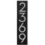 Floating 1-Line Wall Address Plaque-425718746-425718640-425718656