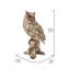 Statue aigle en bois flotté sur souche