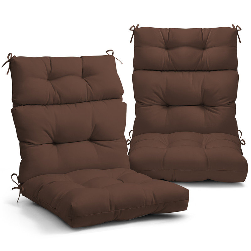 Indoor/Outdoor Seat/Back Cushion, Brown